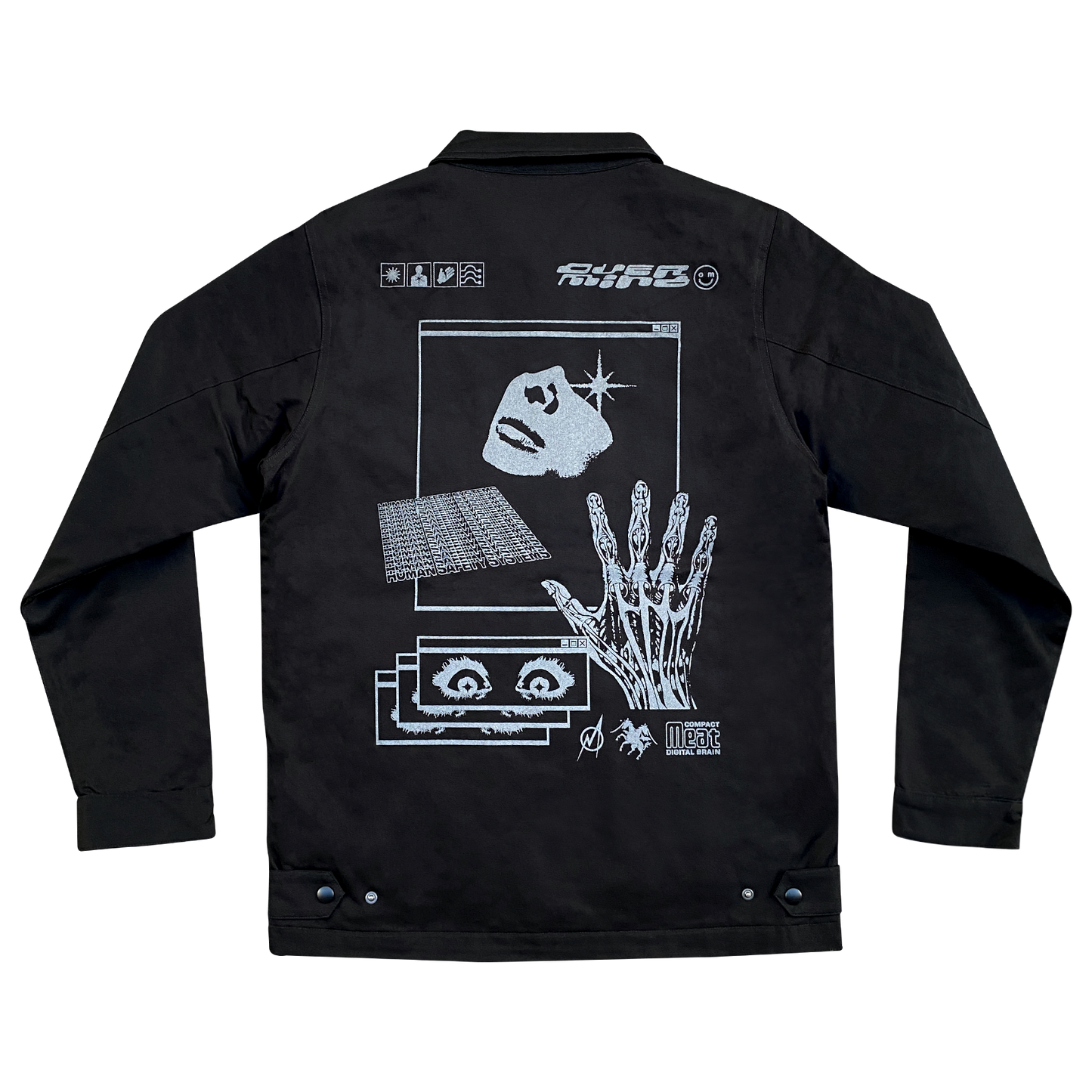 GLIMMER WORK JACKET : BLACK