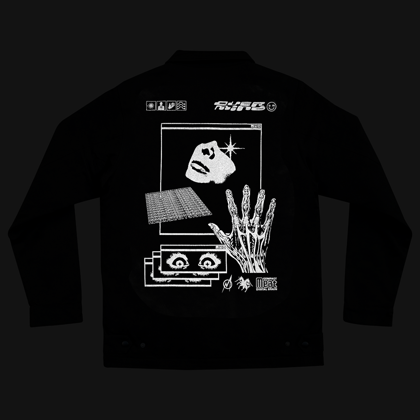 GLIMMER WORK JACKET : BLACK