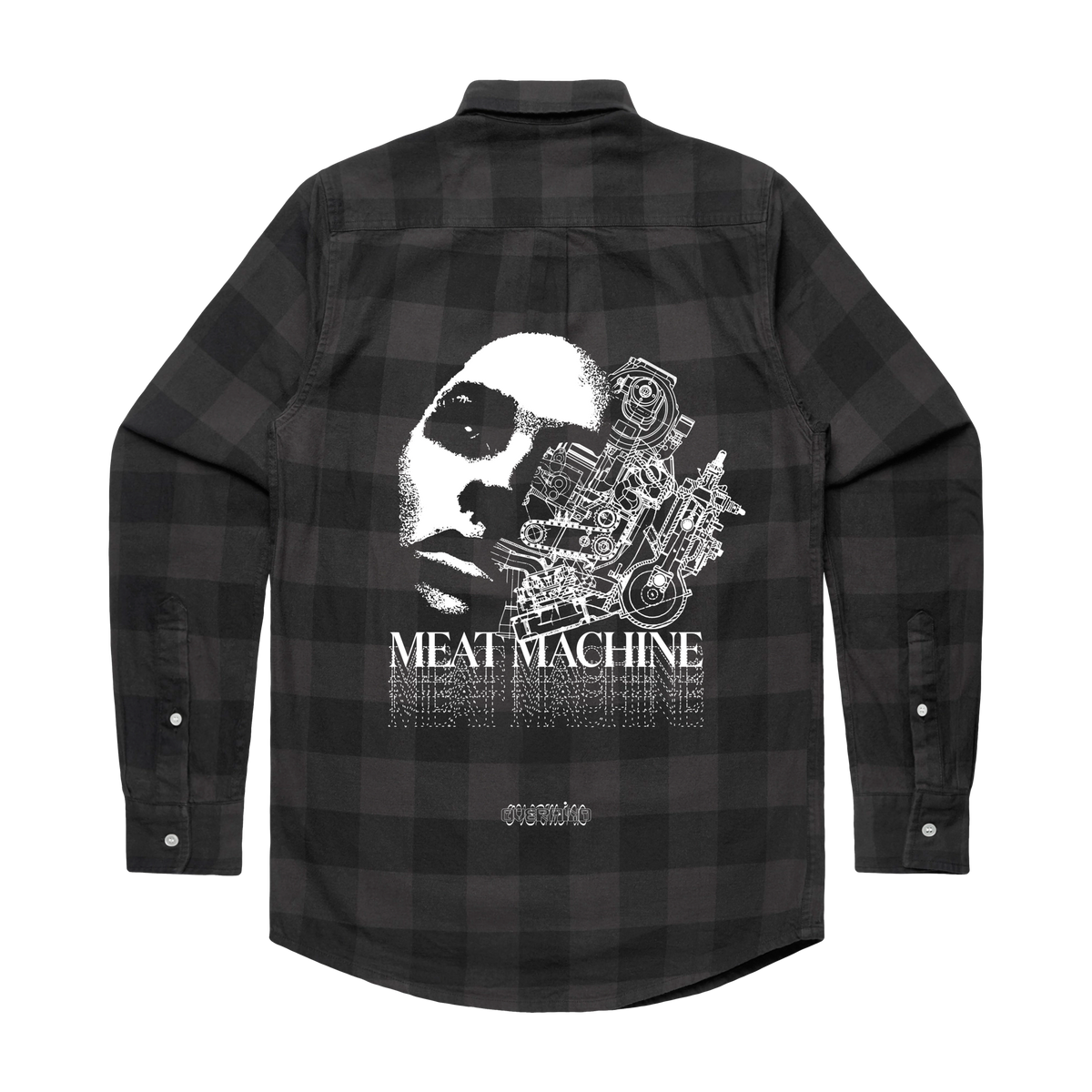 MEAT MACHINE FLANNEL BLACK/TAR OVERMIND