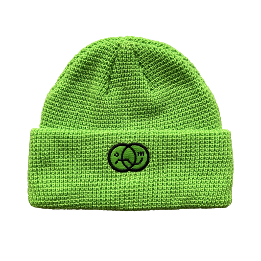 DUALITY BEANIE : NEON GREEN