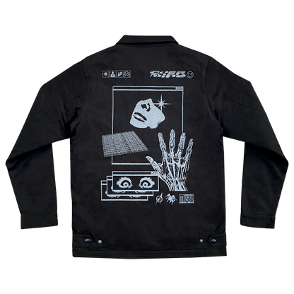 GLIMMER WORK JACKET : BLACK